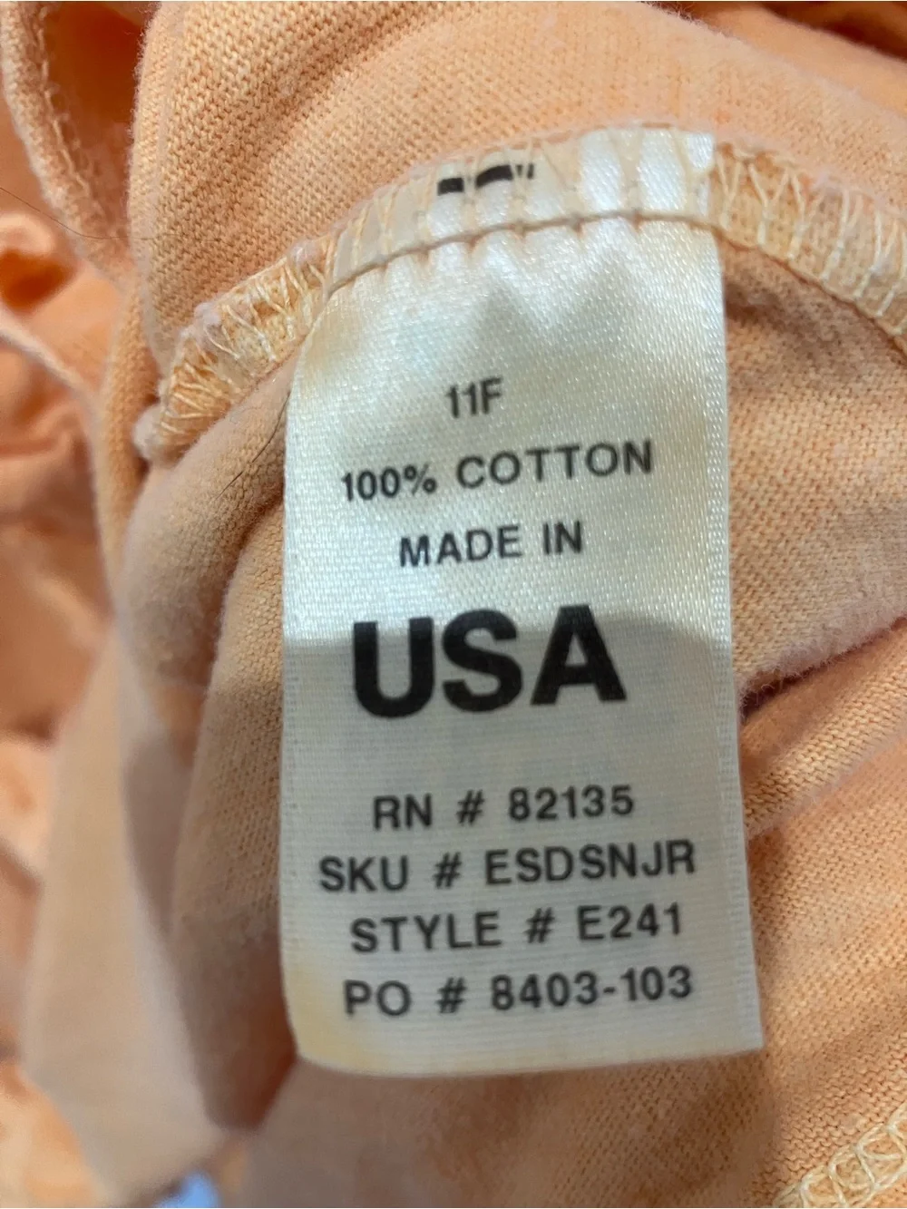 fresh produce sunset coral dress, 2X - Picture 3 of 4
